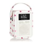 VQ Retro Mini Hearts DAB Radio