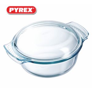 Pyrex 4 in 1 Glass Round Oven dish with Glass Lid