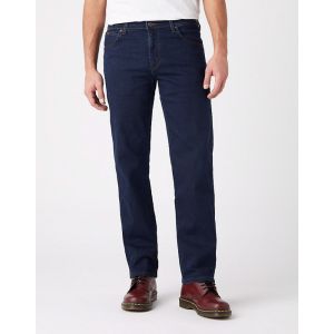 Wrangler Texas Low Stretch Jeans In Blue Black
