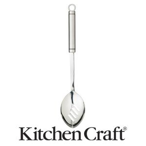 Kitchen Craft Professional Oval Handled Stainless Steel Slotted Spoon