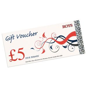 Roys £5 instore Gift Voucher