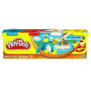 Playdoh 4 Tub classic Colours Assorted