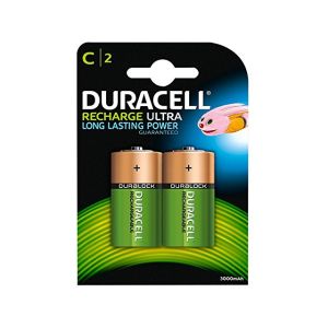 Duracell Rechargeable C Battery 2pk