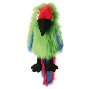Large Bird Military Macaw Hand Puppet