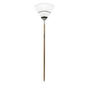 S & J Traditional Stainless Steel Lawn Rake