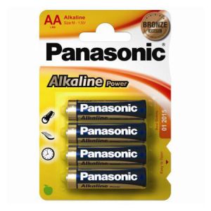 Panasonic Alkaline Power AA 4 Pack