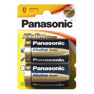 Panasonic Alkaline Power D 2 Pack