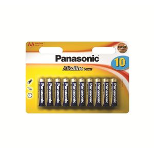 Panasonic Alkaline Power AA 10 Pack