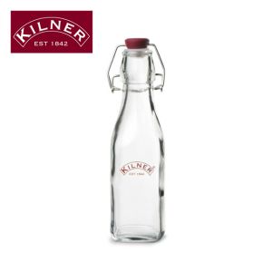 Kilner 0.25 Litre Square Clip Top Preserve Bottle