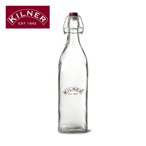 Kilner 1 Litre Square Clip Top Preserve Bottle