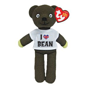 TY Beanie Babies I Love Mr Bean T-Shirt Teddy UK Exclusive