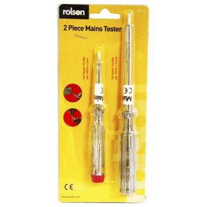 Rolson 2Pc Mains Tester