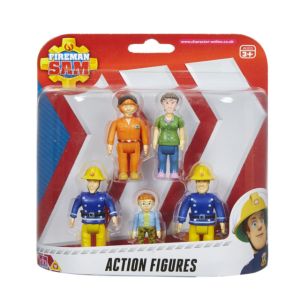Fireman Sam Action Figure toys Five Pack