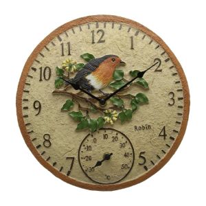 Robin Clock & Therm 12"