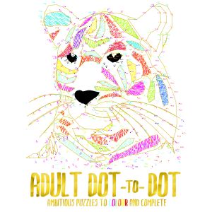North Parade Publishing A4 adult dot to dot and colouring book