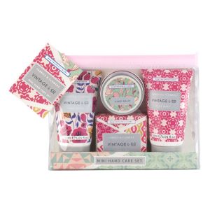 Heathcote and Ivory Fabric and Flowers Mini Handcare Set