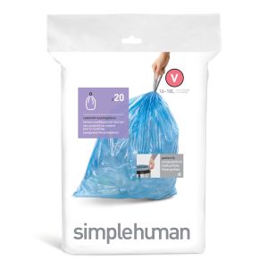 Simplehuman Code V Liners Pack Of 20 Blue