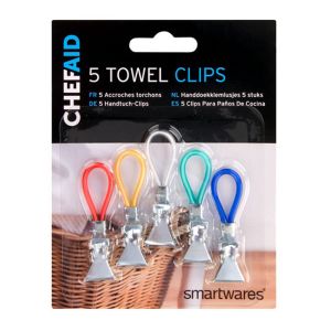 Chef Aid Towel Clips 5 Pack