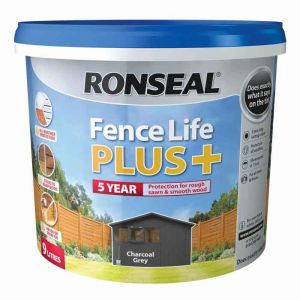 Ronseal Fence Life Plus Charcoal Grey 5L