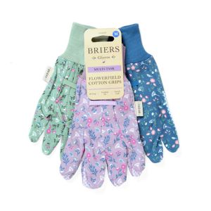 Briers Flowerfield Ladies Gardening Gloves - Triple Pack