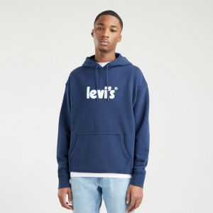 Levi's Relaxed Graphic Hoodie Dark Blue