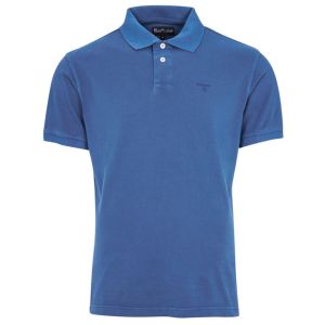 Barbour Washed Sports Polo Marine