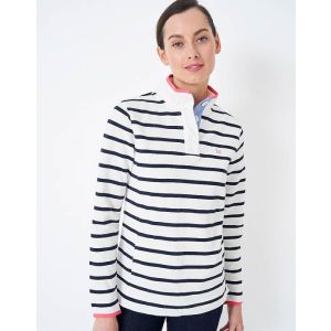 Crew Clothing Padstow Pique Breton Stripe Sweatshirt