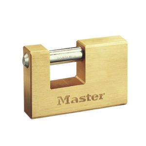 Masterlock Brass Shutter Lock 76mm