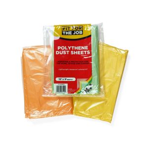 Fit for the Job 3 Pk Colour Poly Dust Sheet 12' X 9'
