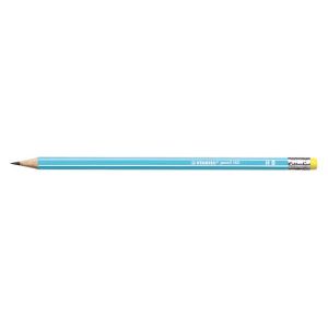 Stabilo Pencil 160 Handwriting Pencil Eraser-Tip Blue Barrel