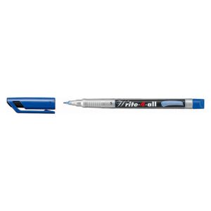 Stabilo Write-4-All Permanent Marker Super Fine Blue