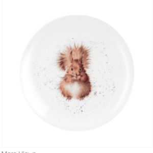 Wrendale Coupe Plate 8" Squirrel