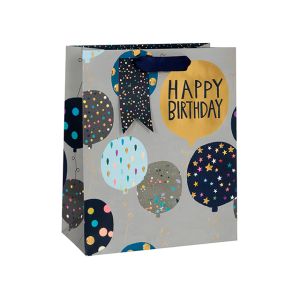 Paper Salad Happy Birthday Blue Balloons Large Gift Bag