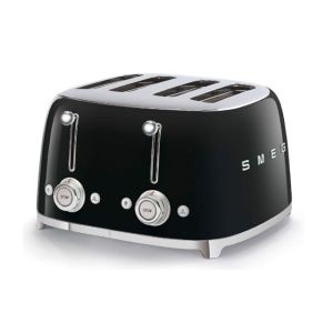 Smeg 4 Slice 4 Slot Toaster Black