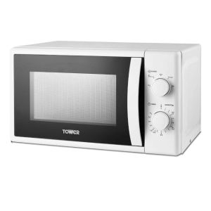 Tower White 700W 20 Litre Manual Microwave (T24034WHT)