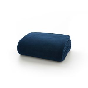 Snuggle Touch Microfibre Throw Navy 140x180cm