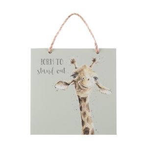 Wrendale Giraffe Born To Stand Out Plaque