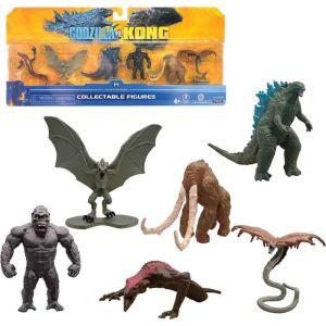 MonsterVerse Godzilla vs Kong 2" Mini Monster 6 Pack