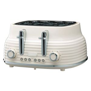 Daewoo SDA2483GE Sienna Cream 4 Slice Toaster
