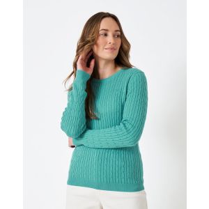 Crew Heritage Cable Knit Jumper