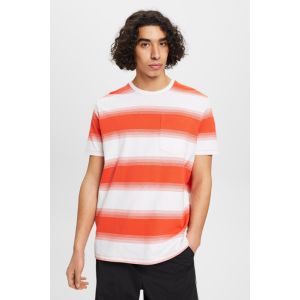 Esprit Pique Cotton Striped T-Shirt