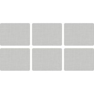 Pimpernel 6 Pack Placemat Hessian Grey