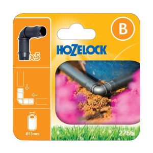 Hozelock 90° Elbow Connector 13mm - 5 pack