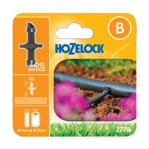 Hozelock Straight Connector 4mm - 12 pack