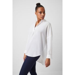 French Connection Rhodes Recycled Crepe Popover - 2 Colours Available