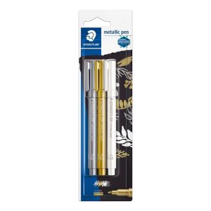 Staedtler Design Journey metallic pens pack of 3