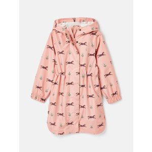 Joules Rainford Pink Waterproof Packable Raincoat