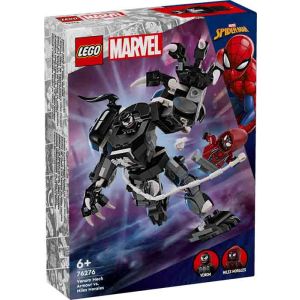 Lego Marvel Venom Mech Armour vs. Miles Morales