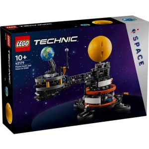 Lego Technic Planet and Moon in Orbit