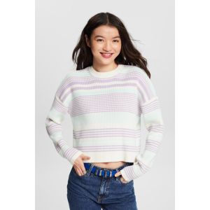 Esprit Striped Long-Sleeve Sweater
